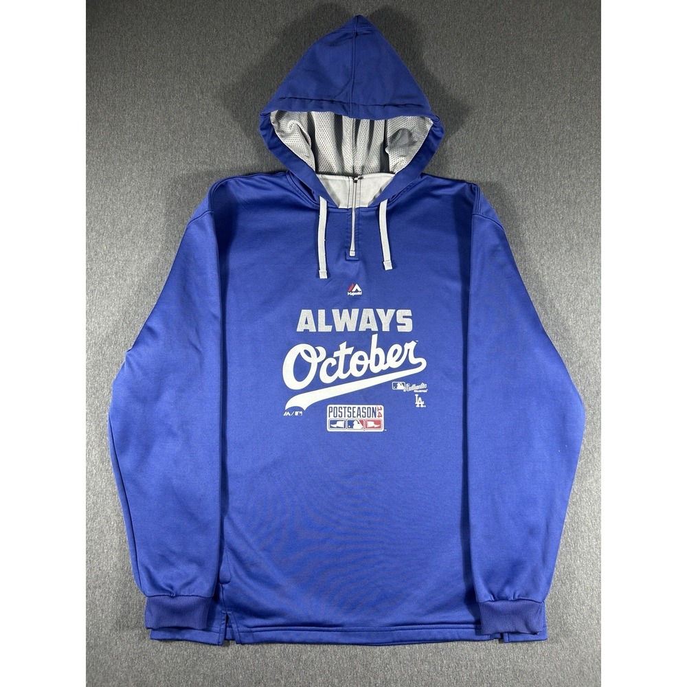 Dodgers 2014 Postseason Always October Quarter-zip XL